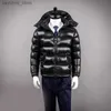 Men's Down Parkas 2023 Winter New Bright Thickened Men's Down Jacket Short Warm Coat Q230831