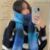 Scarves Scarf Autumn and Winter Imitation Cashmere Plaid Versatile Ac Same Shawl Dual-use Thick Tide