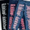 Mens Jeans Men Oversized Printed Baggy Casual Hip Hop Y2k Harajuku Straight Wide Leg Pants Streetwear 230831