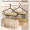 Cintres porte-chapeau pratique crochet multifonctionnel magasin réutilisable 10 Clips chaussettes support de rangement pour serviettes