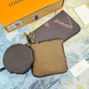 Borse di marca Portamonete da donna Designer di lusso Lettera Lager Lettera Borsa portamonete con cerniera colorata Pochette Portafogli famosi da donna con cerniera Portafogli tascabili Tre pezzi