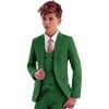 Costumes Beau garçon Costume 3 pièces coupe ajustée enfants smoking formel Blazer gilet pantalon ensemble mariage sur mesure vêtements fête Performance Costume 230830