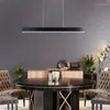 Kronleuchter Nordic Streifen Decke Kronleuchter Lichter Für Esszimmer Moderne Einfache Restaurant Dekor Lampe Büro Beleuchtung Leuchten