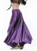 Scen Wear Solid Color Oriental Dancing Modern Dance Kirts Urban High midjeflickan Dräkt Belly Jazz Flamco Dancer Latin Clothes