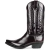 Stiefel Herren Western Cowboy Winter Lederschuhe bestickt hoch Paar leicht bequem Plus Größe 35 48 230830
