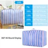 Duffel Bags Waterproof Storage Garderob King Size Quilt Pillow Snakesskin Woven Bill Bedding Filt Travel Sac De Voyage 230831