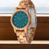 Montres-bracelets simples décontracté dames bois Grain montre mode montres à Quartz montres chronographe en bois poignet pour les femmes goutte