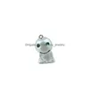 Charms 10 pièces drôle et amusant lumineux fantôme Alien pendentif collier créatif bijoux à bricoler soi-même accessoires à la main matériel paquet charmes goutte Dh9Z1