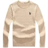 Mens Sweaters High Quality FallWinter 100% Cotton Knitted LongSleeved ONeck Casual Business Pullover Simple Sweater Polo Top 009 230830