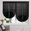 Curtain Windows Balcony Shades Self-Adhesive Pleated Blinds Half Blackout For Coffee/Office Window DoorCurtains Bathroom Kitchen