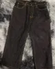 Männer Jeans Harajuku Retro Hip Hop Drachen Muster Schwarz Übergroße Baggy Y2k Männer Frauen 2023 Gothic Weite Hosen Streetwear 230830