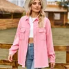 Jaquetas femininas 2023 bordas ásperas denim jaqueta mulheres sólida outono temperamento casual lapela moda juventude feminina tops