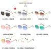 Модные солнцезащитные очки рамки 2023 роскошные бренд Desiger Vintage Madery Men Men Rays UV400 SHANE
