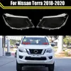 Auto Testa Della Lampada Della Luce Per Nissan Terra 2018-2020 Auto Faro Copriobiettivo Paralume In Vetro Coprilampada Tappi Faro Borsette