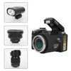 Kamery Polo D7200 HD Digital Professional Camera 24X Telep o szeroki kąt mikro pojedynczy bateria litowa Trzy obiekty