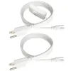 T8 T5 led buizen Verlengsnoer kabel netsnoeren met schakelaar US Plug voor geïntegreerde led buis 1FT 2FT 3.3FT 4FT 5FT 6FT 6.6 FT 100 stks/partij LL