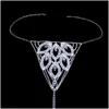 Другие ювелирные изделия наборы Stonefans y Body Jewletery Bralette Chain Top для женщин листовые бикини хрустальные нижние белья