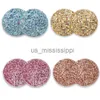 Breast Pad Women Sexy 1 Pair Sequins Nipple Cover Reusable Breast Wear Silicone Nipple Pasties Stickers Bra Pads Chest Stickers x0831