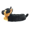 Pantoufles Millffy classique berger allemand en peluche chien Animal noir et beige Costume chaussures 230830