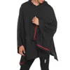 Men's Trench Coats Hooded Winter Jacket Halloween Steampunk Gothic Male Clothes Medieval Windbreaker Wool Overcoat Long Cloak Techwear 230831