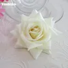 Dekorativa blommor Artificial Rose 1 st 8cm för bröllopsbil Scrapbooking Craft Simulation Fake Flower