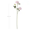 Fiori decorativi Rosa Artificiale 3 teste Peonia Fiore finto Bouquet da sposa fai da te Giardino domestico Tavolo Vaso Decorazione Accessori Commercio all'ingrosso