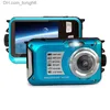 Camcorders Onderwatercamera 2,7-inch schermen Waterdichte digitale 16X zoom videorecordercamera's Q230831