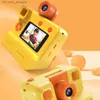 Kameror Children's Printing Camera Instant Print 1080p HD Digital Kids Shot for Christmas Gift Q230901