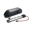 EU US Tax inkluderade Hailong Shark Battery 36V 48V 52V 10.4AH 13AH 15AH 17.5AH Down Tube Ebike Batterier med laddare