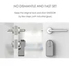 Key Lock GIMDOW Bluetooth compatible smart door lock can key password APP unlock with Tuya or life APP Electronic 230830