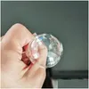 Smoking Pipes Special Type Clear Mini Glass Oil Burner 7Cm Length 3Cm Diameter Ball Tube Nail Tips Burning Jumbo Pyrex Concentrate Pip Dhenx