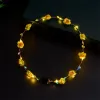 Kerstvakantie Knipperende LED-haarbanden Snaren Glow Flower Crown Hoofdbanden Licht Verjaardagsfeestje Slinger 831