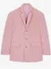 Damen-Anzug-Blazer, Wollmischung, Schulterpolster, Blazer, Herbst-Winter, Damen, Basic, lässig, All-Match, Bürokleidung, Silhouette-Jacke 230831