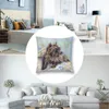 Travesseiro Cairn Terrier Dog Portrait Throw Capa de sofá xadrez para capas de sofás