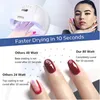 Nail Dryers 80W SUN X5 Dryer for Curing All Gel Polish UV LED Smart Light Protable Drying Lamp Manicure Tools 230831
