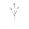 Decorative Flowers Artificial Campanula 3 Heads Wedding Decoration Cornflower Flower Art Arrangement Accessories