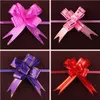 100 st stor storlek 50 mm vacker fast färg pull bow band band presentförpackning blommor bowknot fest bröllop bilrum dekoration zz