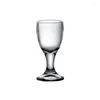 6pcs 0.3oz 리드 프리 유리 기계의 와인 잔 세트 Liqueur vodka spirit dinks 10ml에 대한 중국 구식 s.