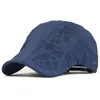 Baretten Zomer Mannen Vrouwen Hoeden Ademend Mesh Sneldrogend Sboy Caps Outdoor Gorro Hombre Boina Golf Hoed Mode Effen Platte Pet 230830