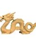 Decorative Objects Figurines Peach wood dragon decoration dragon wood zodiac mascot peach wood handicraft wooden dragon wood dragon green dragon 230830