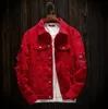 2023 Новая осенняя модная мужская куртка Slim Fit Style Hip Hop Denim Jacket Street Носить перфорированную куртку