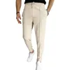 Pantalons pour hommes Hommes Cordon Longueur de la cheville Business Commute Pantalons longs Pantalones Hombre