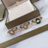 anello di design da donna anello con nodo in corda di lusso con diamanti anelli di moda per donna gioielli classici placcato oro 18 carati rosa regalo per la festa di nozze