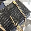 Kate Designer Bag Sain Tassel Woman Bag Rame Aligator torebka Gold Srebrny krzyżowe torby na ciało różowe torby Projektantka torebka torebki zielone czerwone luksusowe torebki