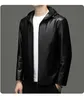 Men's Leather Faux Spring Autumn Motorcycle Jacket Solid Turndown Collar Jackets Fashion Casual Trend 2023 Coat Streetwear T723 230831