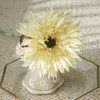 Decorative Flowers 1Pc Stunning Artificial Gerbera Daisies With Fringed Petals Lifelike Design Premium Silk Ideal For Home & Events