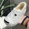 Slippare Waterproof Winter Plush Shoes Slippers Women Eva Cartoon Print Simplicity Warm Cotton Shoes Couples Outdoor Flats Män Fun Slides 230830