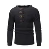 Maglioni da uomo Autunno Inverno Spessi per uomo Casual Pullover lavorato a maglia caldo Manica lunga Slim Fit Maglione a collo alto in cotone con cappuccio 230830