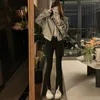 Damesjassen Kleine geurige stijl jas Dames Korea Street chic Tie-dye korte jas Design lente en herfst Veelzijdig casual mode Top