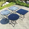 Kampmeubilair Koffie Campingtafels Tuin Klein terras Buiten Opbergdoos Picknickmand Mesa Plegable Postmodern